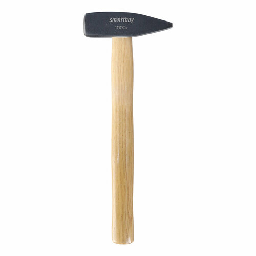 Молоток слесарный Smartbuy с деревянной клеенной рукояткой, 1000 г