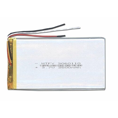 Аккумулятор Li-Pol (батарея) 3*60*110мм 3pin 3.7V/3500mAh