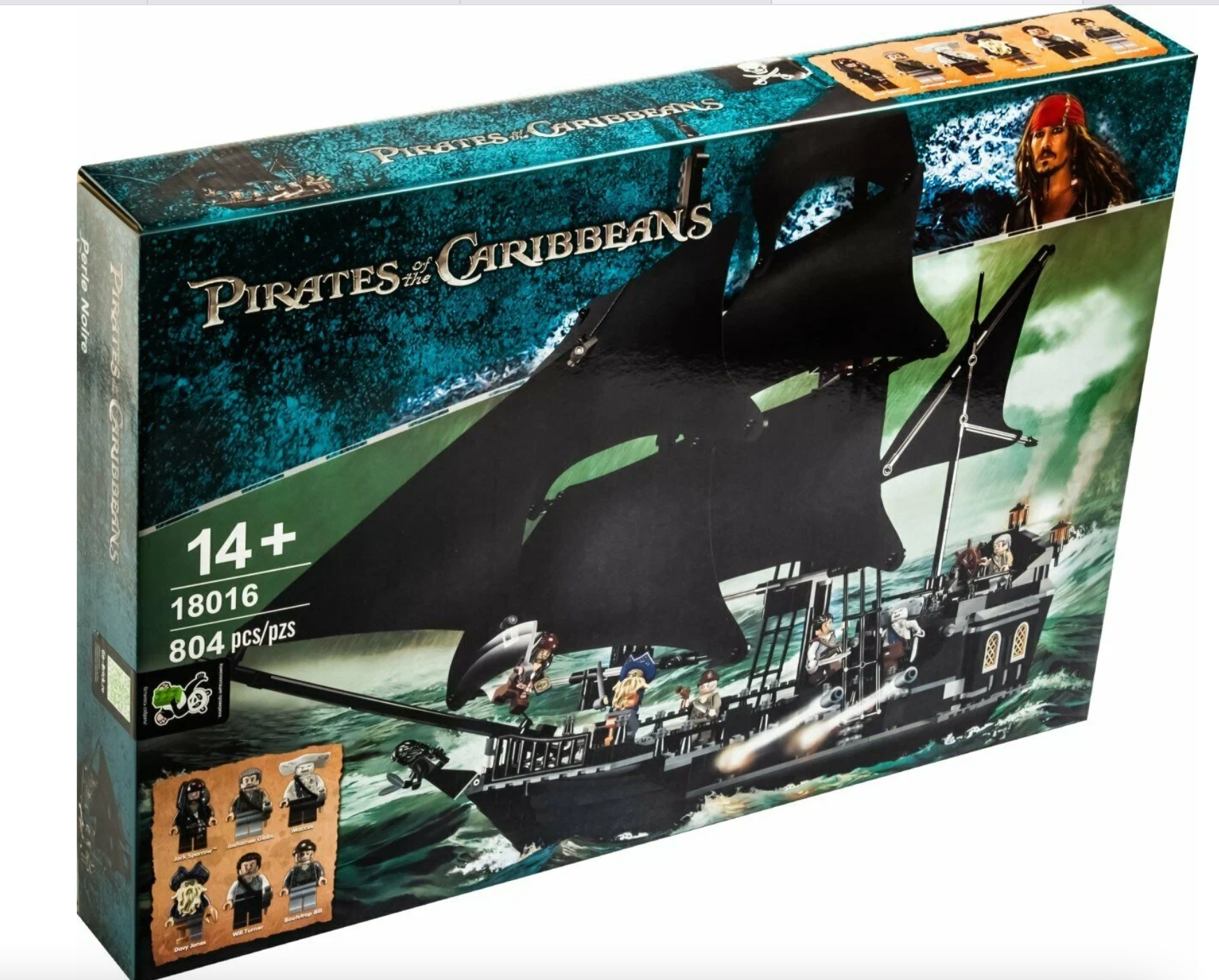 Конструктор "Чёрная жемчужина" Корабль SX6002 (Pirates of the Caribbean 4184) 804 детали Совместим с Лего