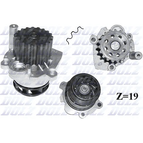 DOLZ A-249 (045121011F / 045121011FV / 045121011FX) помпа\ Audi (Ауди) a2 / a3, VW Golf (Гольф) / Polo (Поло) / sharan, Seat (Сеат)