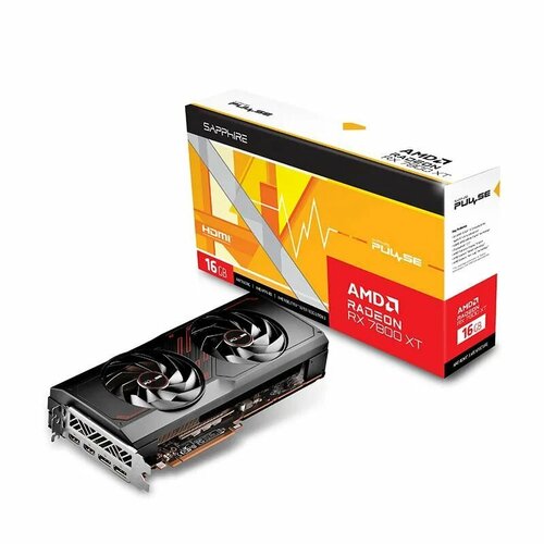 Видеокарта Sapphire Radeon RX7800 XT PULSE 16 ГБ PULSE 7520000₽
