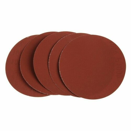 Круг абразивный шлифовальный под липучку тундра 180мм Р120 5шт 455₽