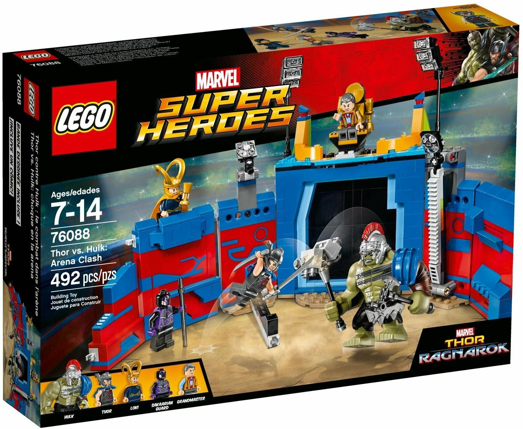 Конструктор LEGO Marvel 76088 Бой на арене