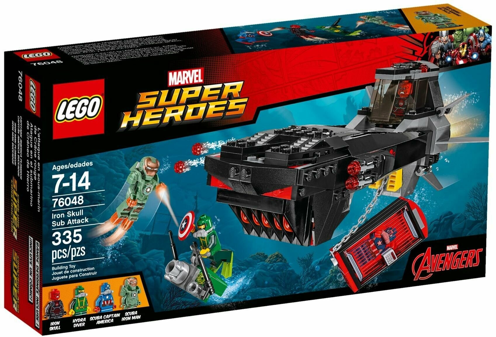 Конструктор LEGO Marvel 76048 Похищение Капитана Америка