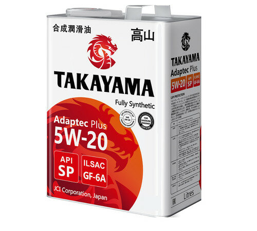 фото TAKAYAMA Adaptec Plus SAE 5W-20 API SP ILSAC GF-6 1л металл (605588/605556)