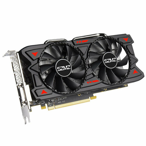 Видеокарта SZMZ Radeon RX580 / 8GB GDDR5 / 256bit GPU / Gaming / Игровая dicasver видеокарта radeon rx 580 8 гб rx580 8gb