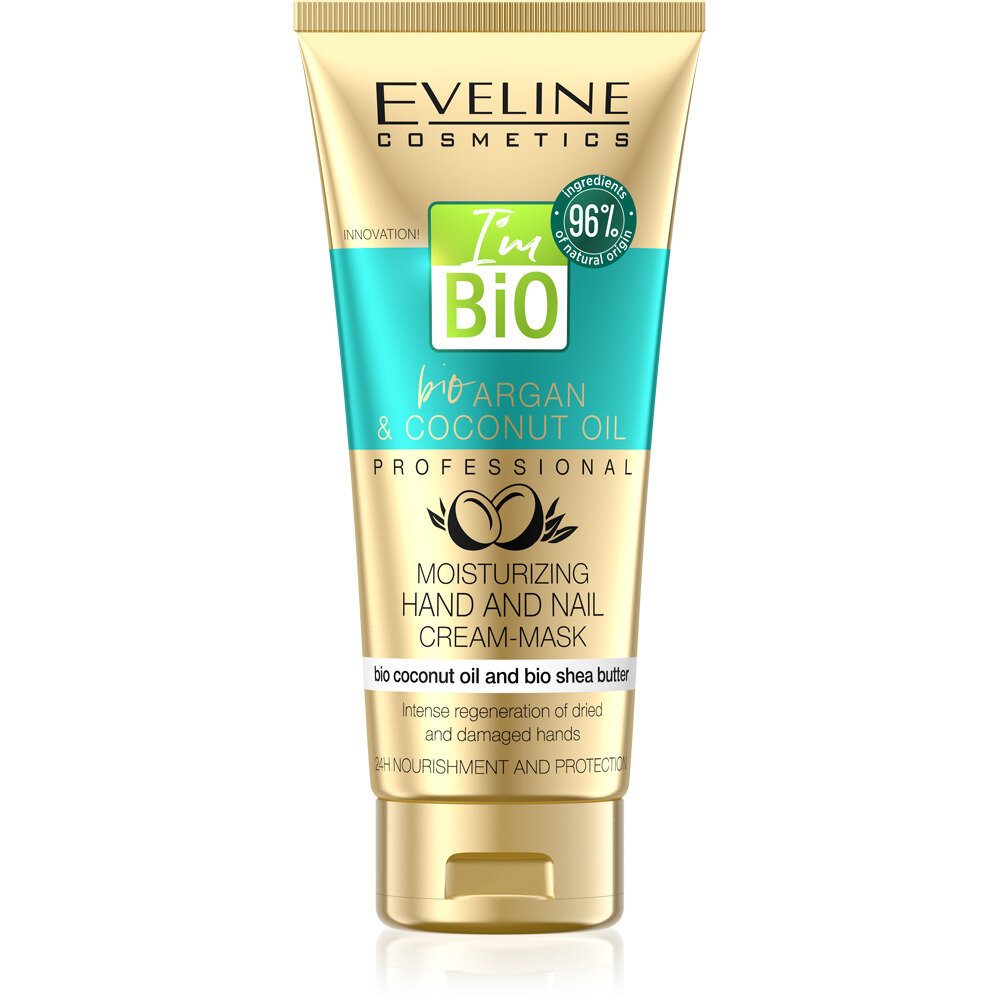 Увлажняющий креммаска для рук и ногтей серии bio argan professional Eveline