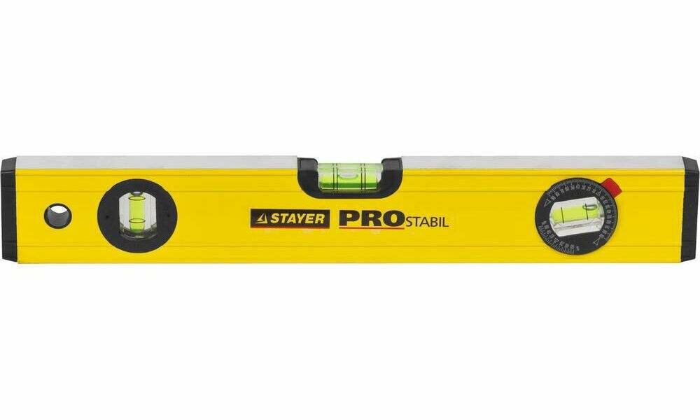 STAYER PRO STABIL 800 400 мм усиленный профиль магнитный уровень с поворотным глазком Professional (3480-080)