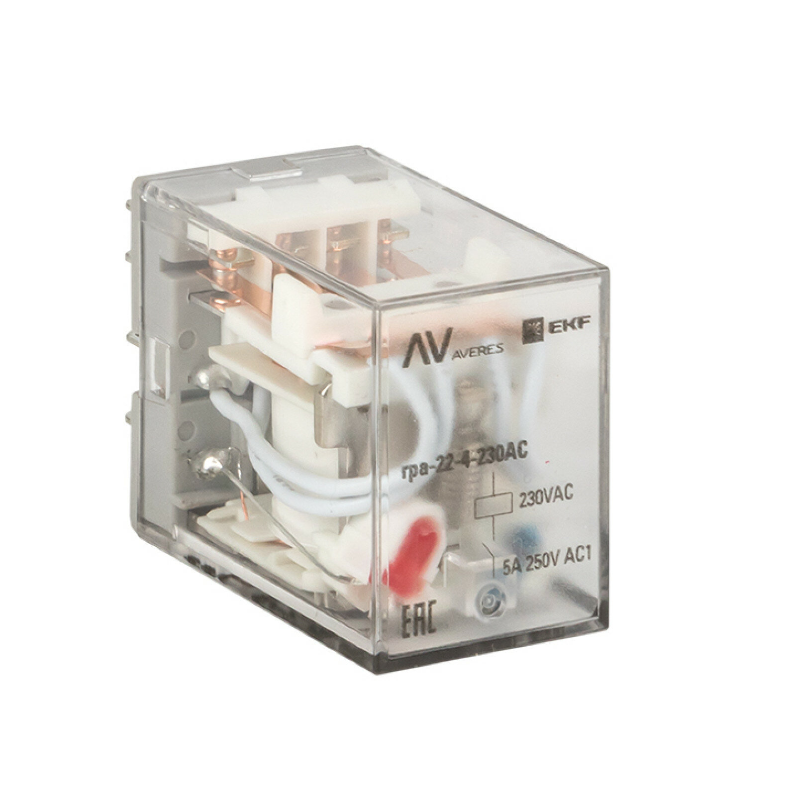 фото Реле промежуточное RPA 22-4 5A 230В AC EKF AVERES