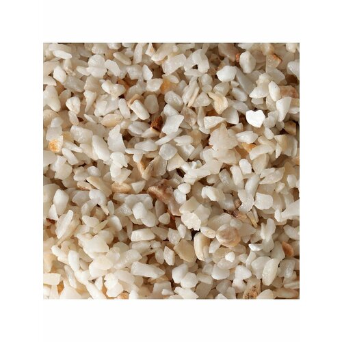 Мраморная крошка 2,5 - 7 мм, 1 кг, белая