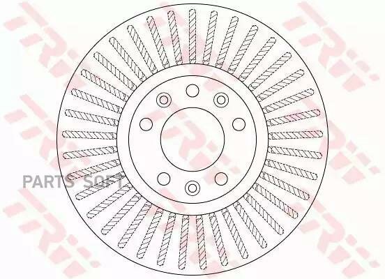 TRW DF6419 Тормозной диск