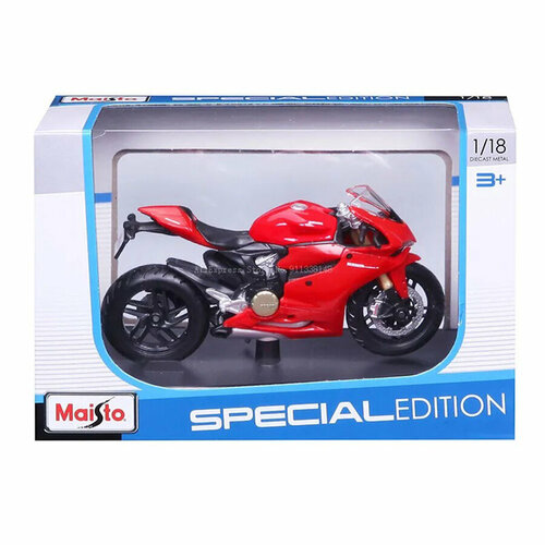 Мотоцикл Maisto DUCATI 1199 Superleggera 1:18 39300 мотоцикл maisto ducati panigale v4 s corse 1 18 39300