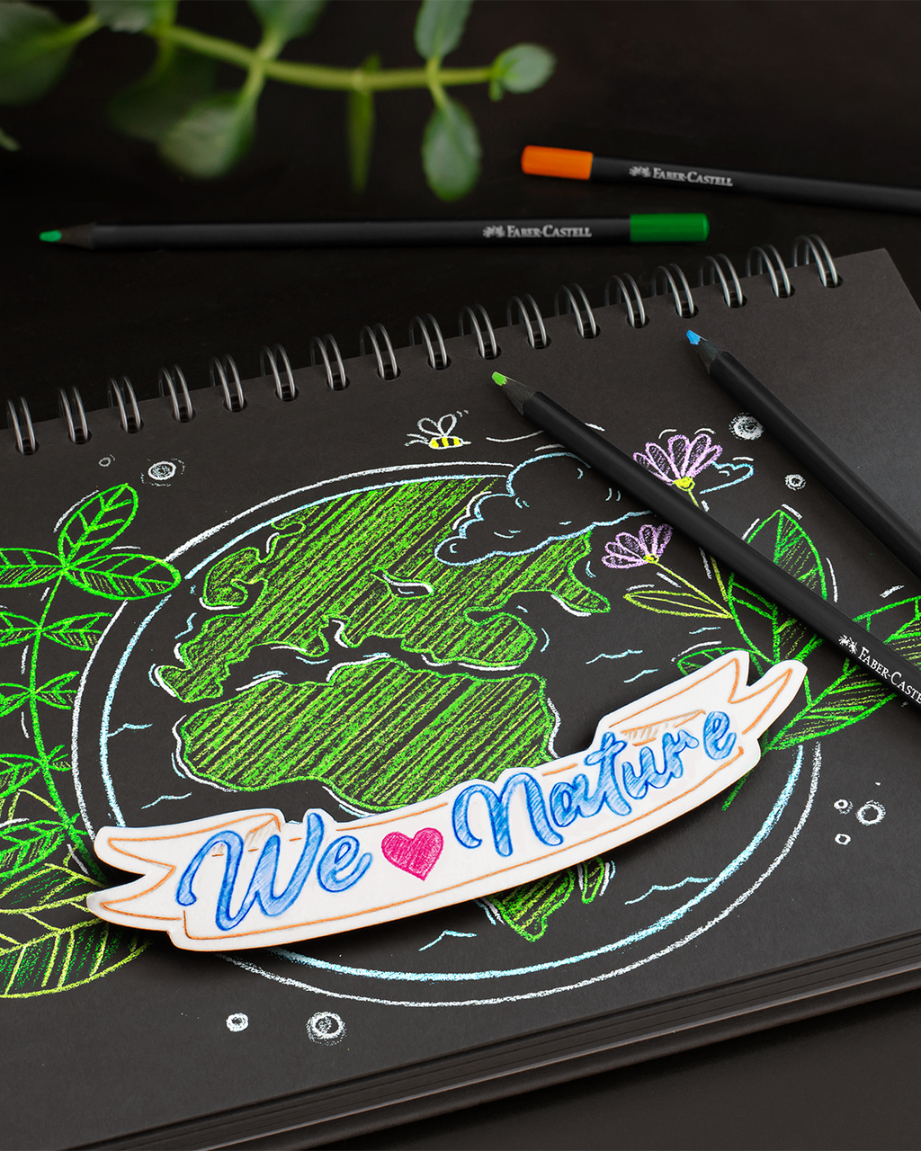 Карандаши Black Edition, трехграные, 12 цветов Faber-Castell - фото №18