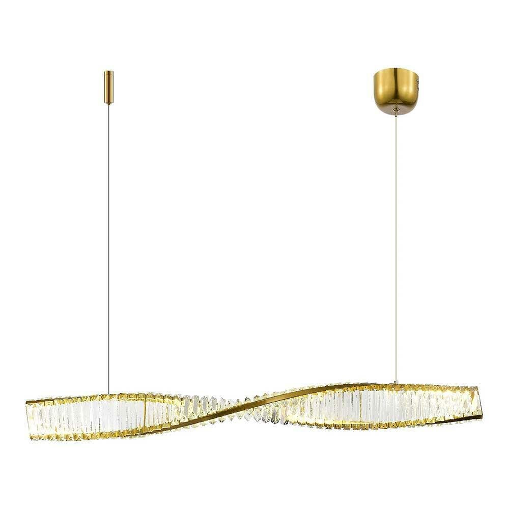 ST LUCE SL6205.323.01 Светильник подвесной ST-Luce Латунь/Прозрачный LED 1*25W 3000K