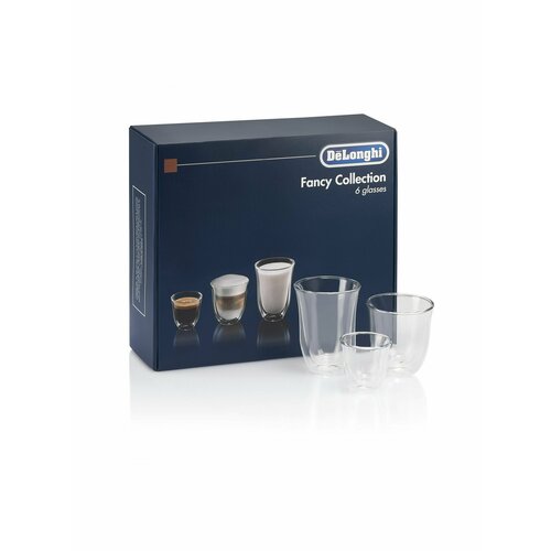 Набор чашек DeLonghi DLSC302 для кофе и чая, 6 шт набор чашек для латте макиато zwilling 39500 114