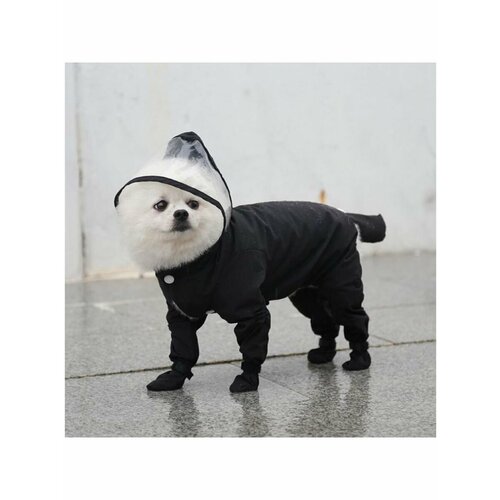 Комбинезон для собак, демисезонный с чехлами на лапы, размер