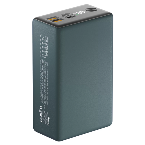 Внешний аккумулятор Olmio QX-30 30000mAh 225W PD Темно-зеленый 349000₽