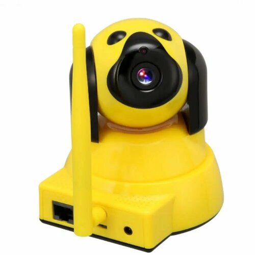 Камера IP сетевая Wi-Fi беспроводная PTZ поворотная IP камера собака няня 1 мегапиксель микрофон динамик слот для флеш карты SD 287300₽