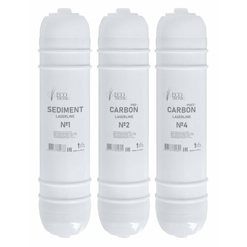 Комплект фильтров Ecotronic Laserline 12 без мембраны I-тип комплект фильтров ecotronic easyline 12 с uf мембраной
