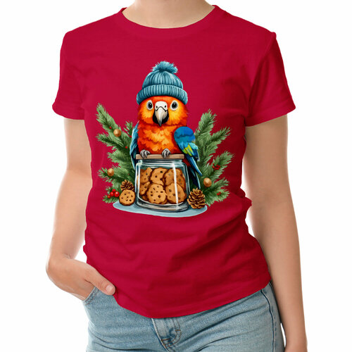 фото Футболка roly, размер s, красный