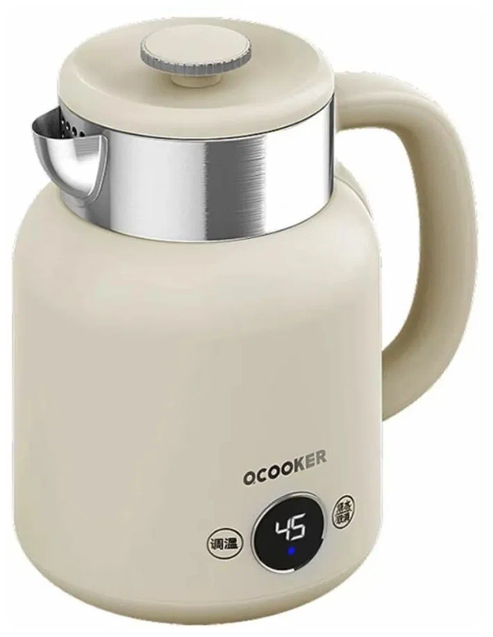 Электрочайник Qcooker Kettle CR-SH1501 1.5L 1500W White RU