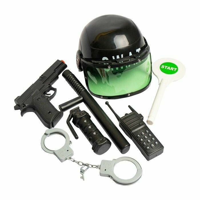 Набор игровой "Полиция", со шлемом, 7 предметов