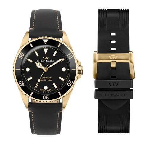 фото Наручные часы philip watch r8221597001, золотой, черный