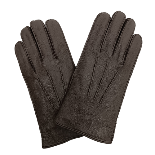 фото Перчатки , размер 8,5, коричневый victoria