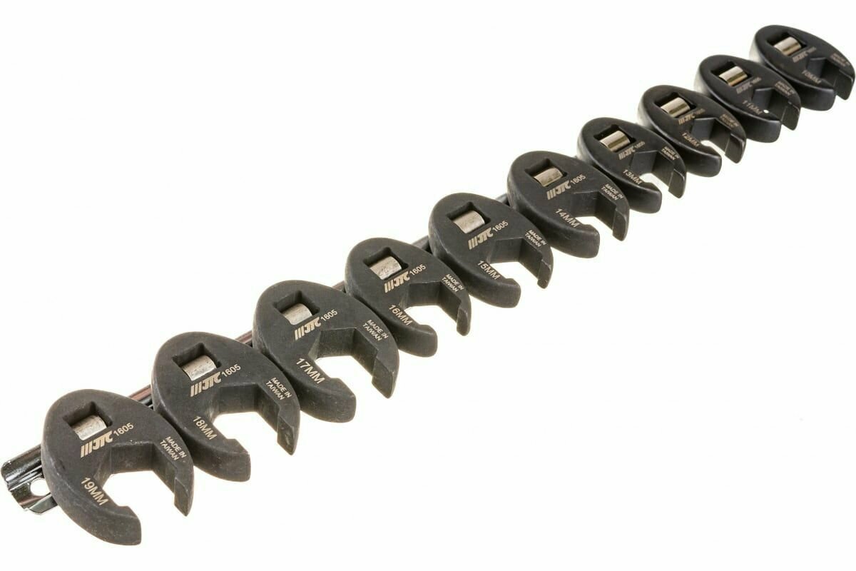 Набор односторонних разрезных ключей 10-19мм 10шт JTC-1605