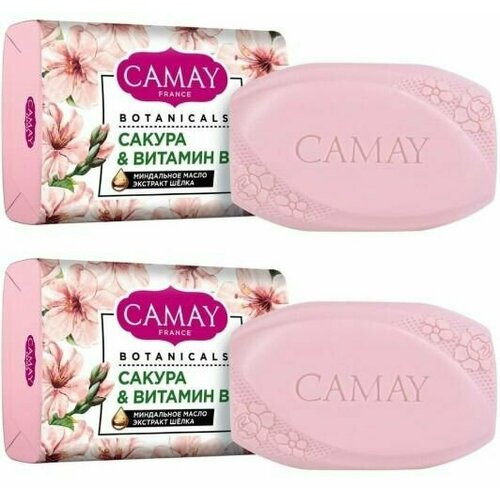 Camay Мыло твердое Botanicals Сакура и Витамин В3,85 г,2 шт