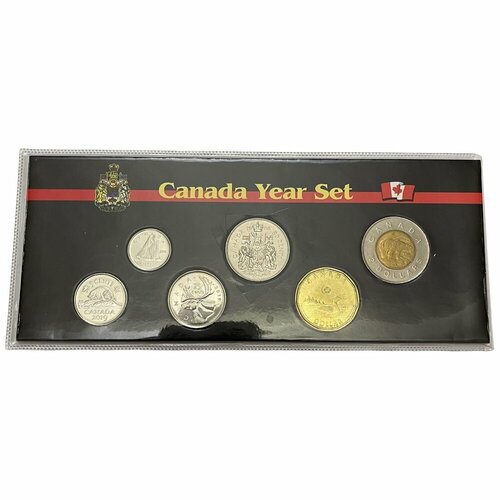 Канада, набор монет, 5, 10, 25, 50 центов 1, 2 доллара Canada Year Set 1968-2019 гг. канада 25 центов 2011 г природа канады косатка