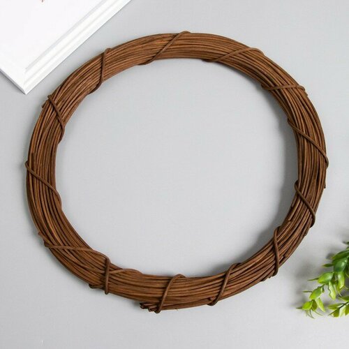 Кольцо ротанг для изготовления ловца снов Тёмно-коричневый d30 см 667₽