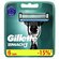 GILLETTE Mach 3 Сменные кассеты для бритья с 3 лезвиями, мужские,...