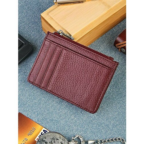 Картхолдер фактура зернистая бордовый 1046₽