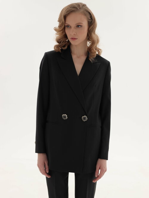 Пиджак LeNeS brand, размер 46, черный