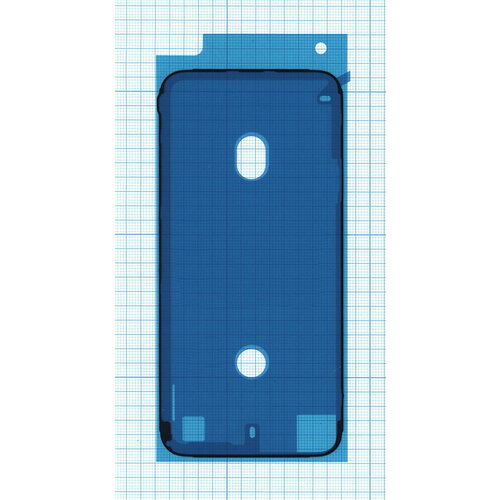 Водозащитная прокладка (проклейка) для iPhone 8 черная