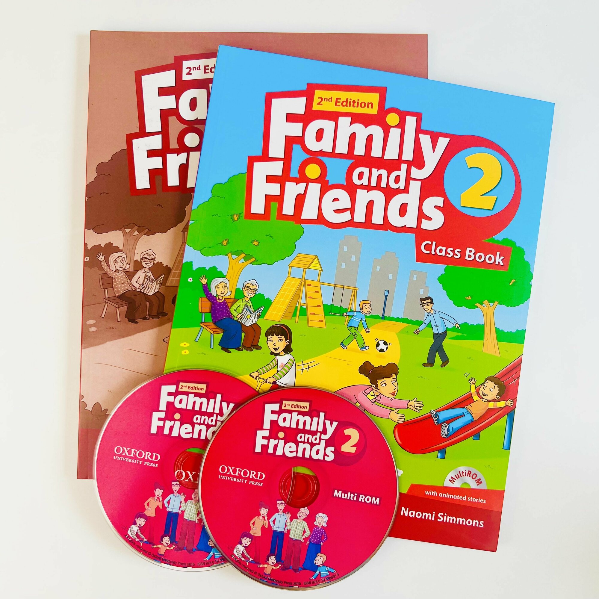 Family and Friends 2. полный комплект: Учебник + Рабочая Тетрадь + CD+DVD диски