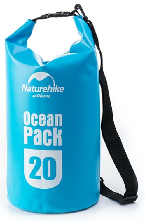 Гермомешок Naturehike Ocean Pack 20 л. (синий)