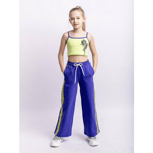 Брюки спортивные Batik, размер 146, фиолетовый комплект одежды batik джемпер и брюки повседневный стиль размер 146 фиолетовый