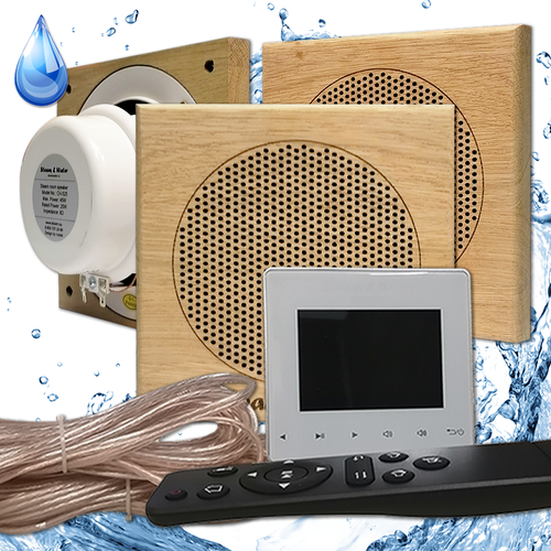 Акустика для хамама сауны бани бассейна SW 3 white SAUNA квадрат 4565000₽