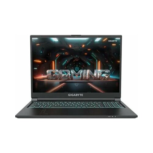 Ноутбук игровой GIGABYTE G6 KF-H3KZ854KD 16 2023 IPS Intel Core i7 13620H 24ГГц 10-ядерный 16ГБ DDR5 1ТБ SSD NVIDIA GeForce RTX 4060 для ноутбуков - 8 ГБ Free DOS черный 11649700₽