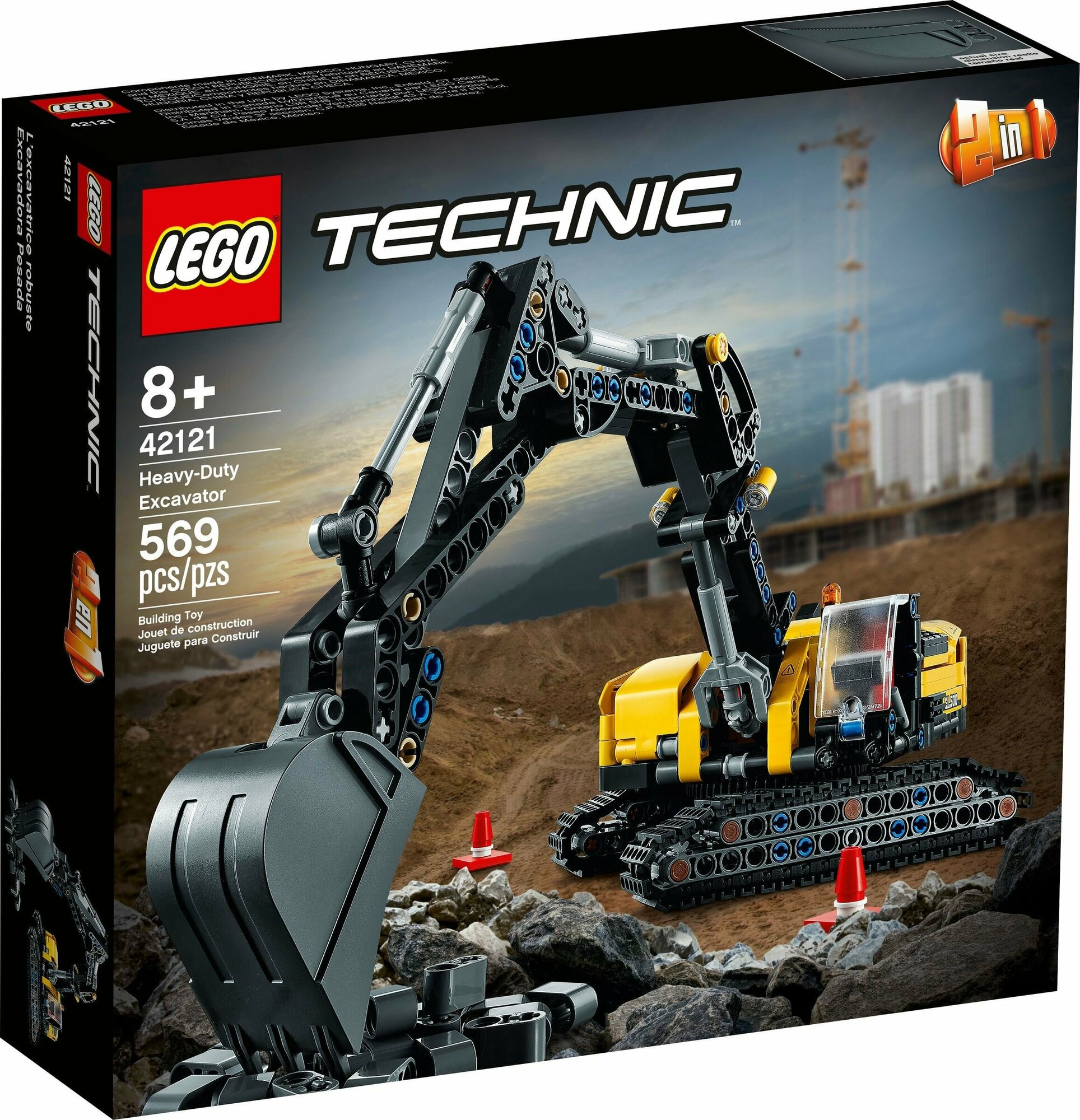 Конструктор LEGO Technic 42121 Тяжелый экскаватор