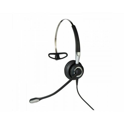 Гарнитура Jabra Biz 2400 II QD Mono гарнитура проводная jabra biz 2400 mono 2406 820 104 82 e std nc стационарный телефон 1 динамк крепление 3 в 1 qd разъем