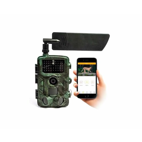 Фотоловушка 4G-2K Filin LTE-Pro-2K HC-808 O48643FO с голограммой для съемки территории - фотоловушка для охраны дачи видео 2K онлайн просмотр 1662300₽