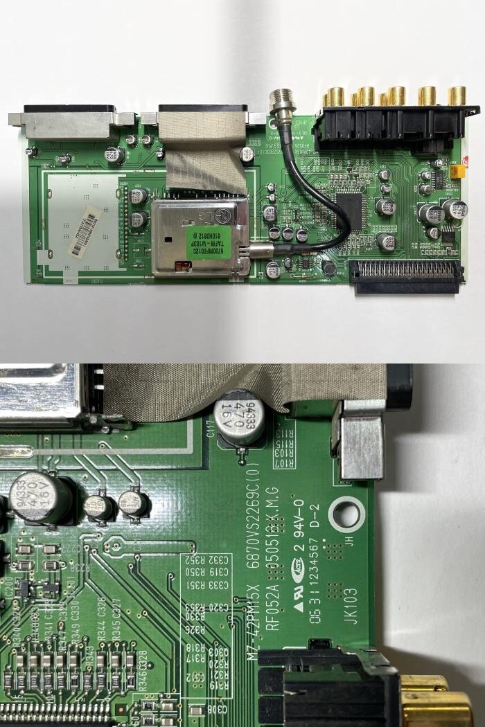 Tuner / Тюнер 6700MF0012C TAFM-W103P 610H0812 от майна M7-42PM15X 6870VS2269C (0) RF052A 050513 KMG от ТВLG