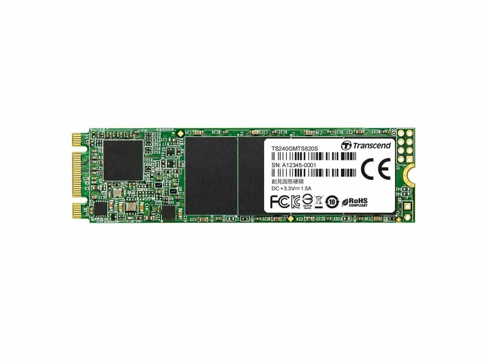 Внутренний SSD диск TRANSCEND 820S 240GB, SATA3, M.2 (TS240GMTS820S)