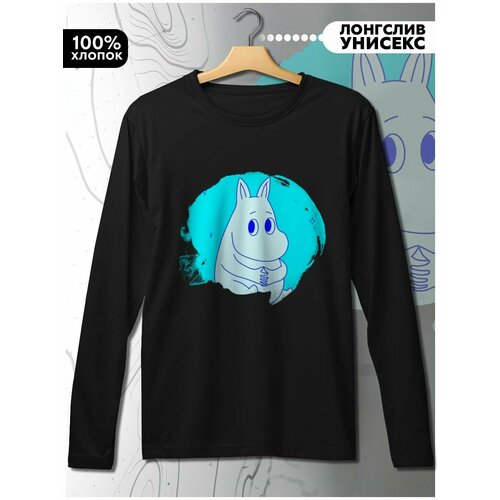 фото Лонгслив hypnotica, размер l, черный