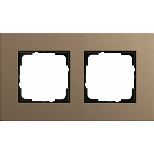 Gira ESP Lenoleum-Multiplex светло-коричневый Рамка 2-ая 0212221