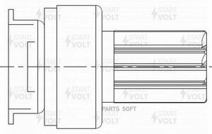 STARTVOLT VCS2203 Бендикс стартера