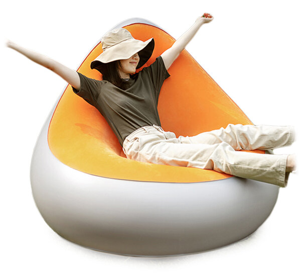 Надувное кресло Hydsto Automatic Inflatable Sofa (Orange)